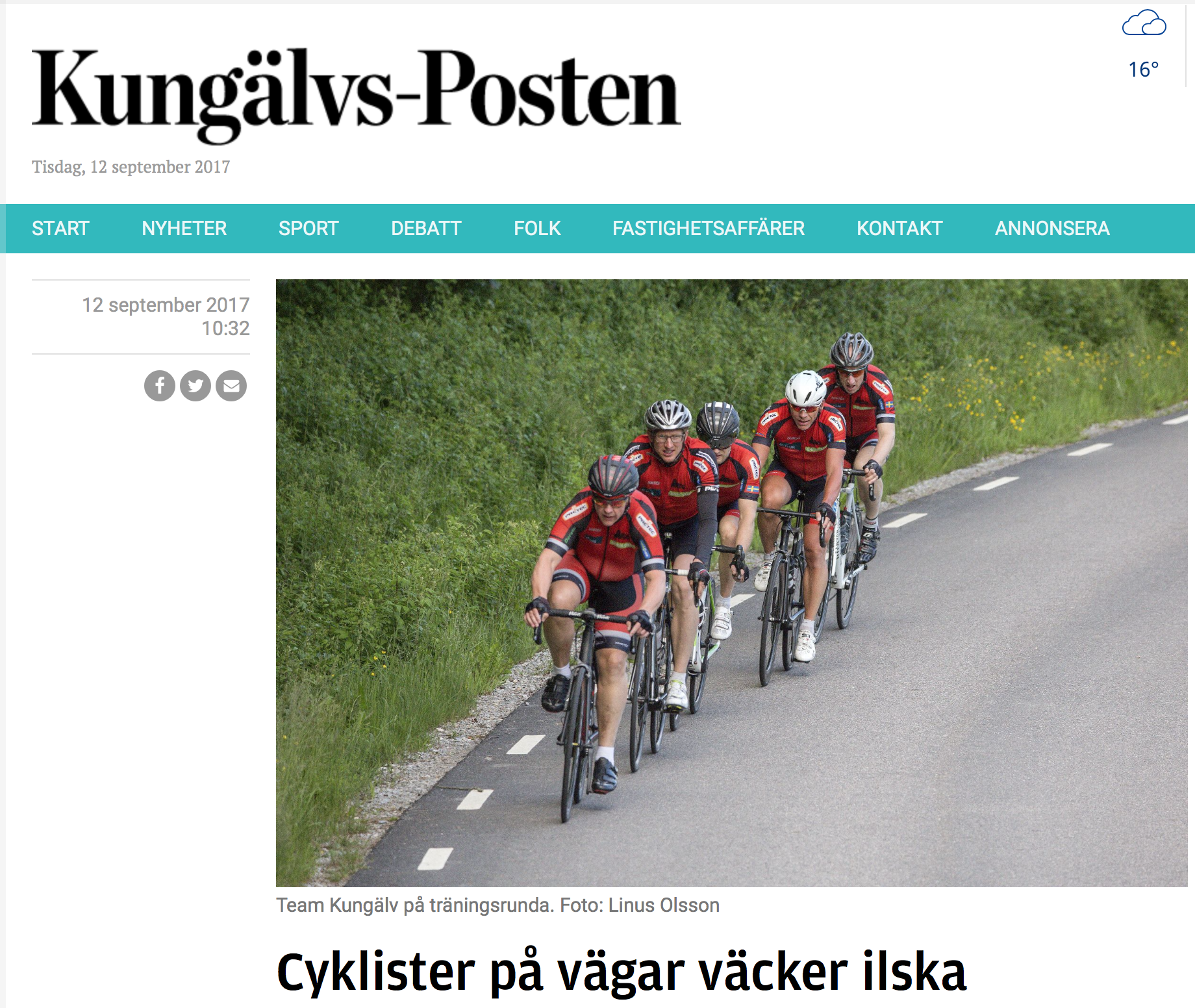 TK i Kungälvs-Posten